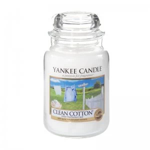 Image of Yankee Candle Clean Cotton Scented Candle 623g
