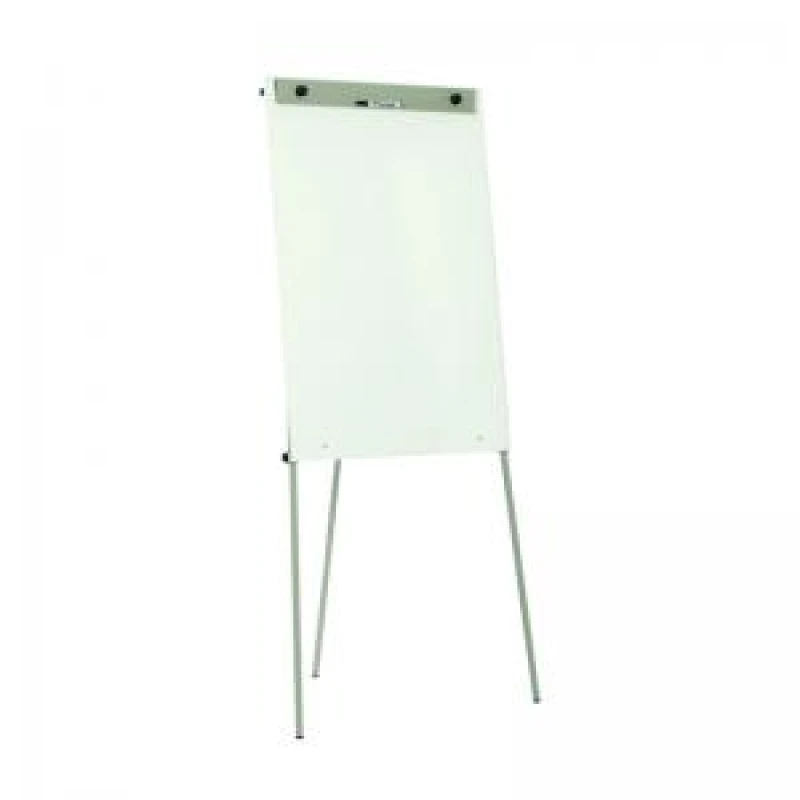 Image of ROCADA VISUALLINE Tripod Flipchart with Melamine Dry - Wipe Surface (Height - Adjustable) - Grey