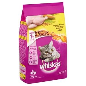 Image of Whiskas 1+ Cat Complete Dry With Chicken 1.9kg