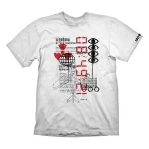 Image of Call of Duty: Black Ops Cold War T-Shirt Warning Attack Size XL