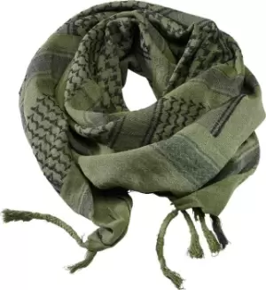 Image of Brandit Shemag Multifunctional Headwear, black-green, black-green, Size One Size