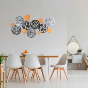 Image of Phosphenes Multicolor Decorative Metal Wall Accessory