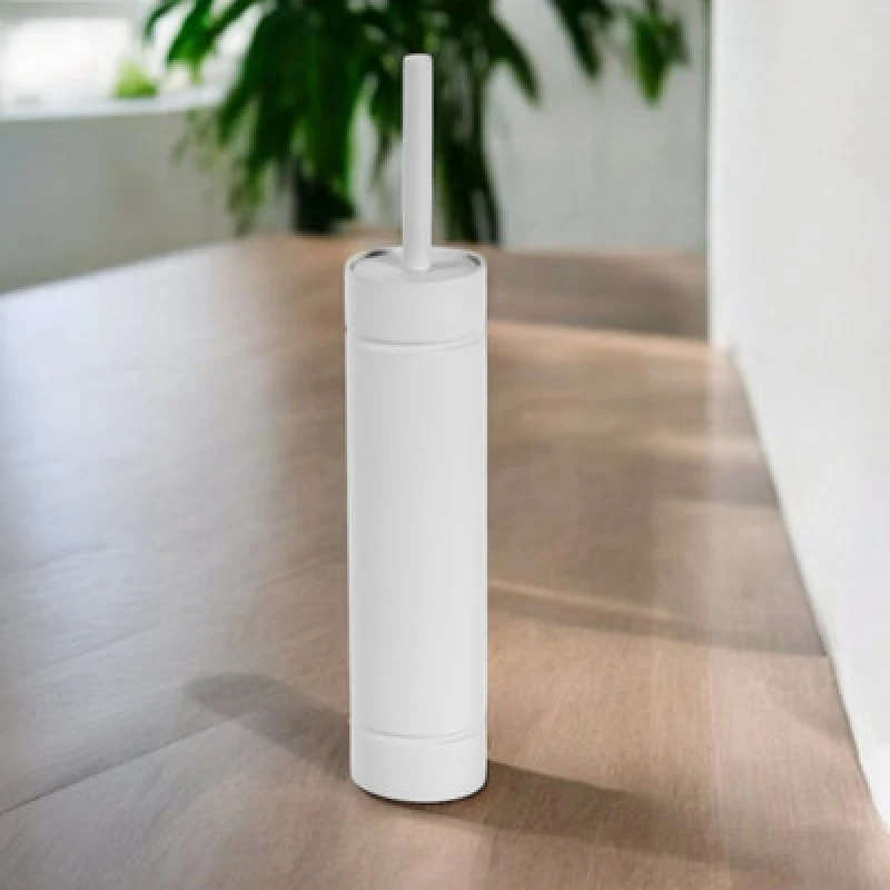 Image of Showerdrape Draco White Slimline Toilet Brush & Holder, White DRACBHW