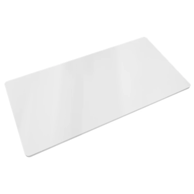 Image of Dellonda White Rectangular Desktop 1400 x 700mm, 1" Thickness