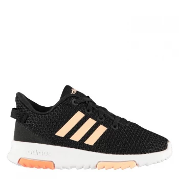 Image of adidas Racer Trainers Infant Girls - Blk/Coral/Wht