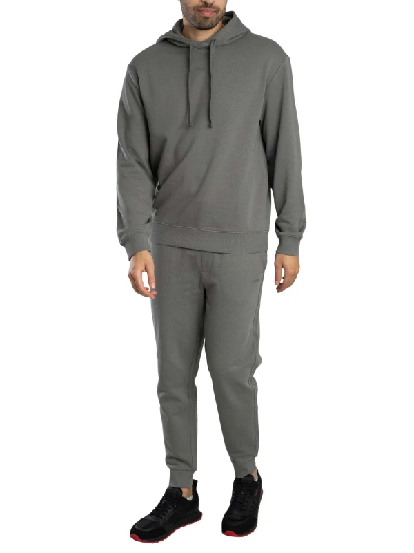 Image of HUGO Dapo Dayote Hooded Tracksuit Dark Grey L