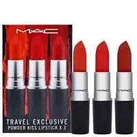 Image of M.A.C Gifts and Sets Powder Kiss Lipstick Trio Set