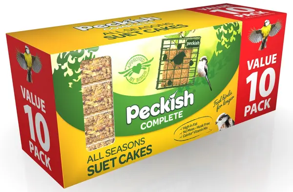 Image of Peckish Complete Suet Cake Bird Food 10 Pcs