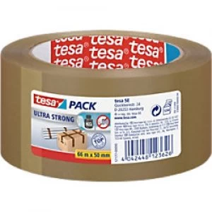 Image of tesapack Packaging Tape 4124 50 mm (W) x 66 m (L) Brown