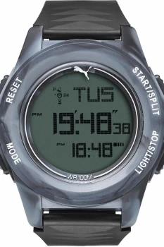 Image of Mens Puma PU91116 VERTICAL - camo Black grey Alarm Chronograph Watch PU911161006