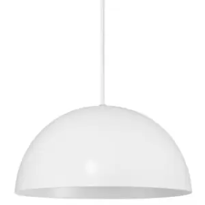 Image of Ellen 30cm Dome Pendant Ceiling Light White, E27