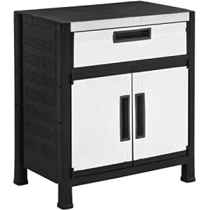 Image of OutSunny Outdoor Storage Trailer Black 715 x 490 mm