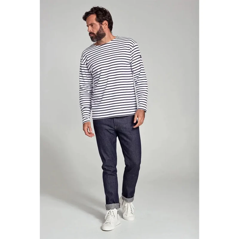 Image of Armor-Lux T-Shirt mariniere Armor-Lux loctudy Blanc Male 4XL