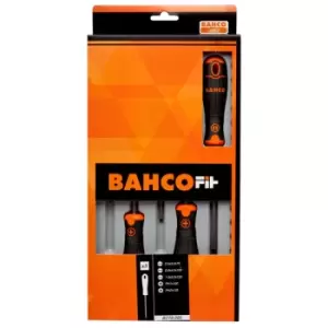 Image of Bahco B219.005 BahcoFit Screwdriver Set Slot/PH - 5 Piece