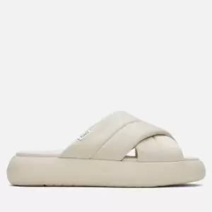 Image of TOMS Womens Alpargata Mallow Crossover Vegan Sandals - Beige - UK 4