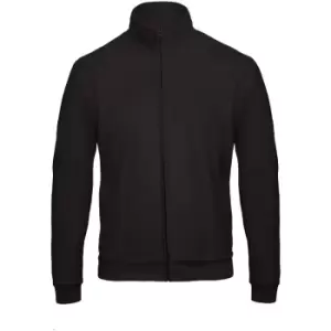 Image of B&C Adults Unisex ID.206 50/50 Full Zip Sweat Jacket (M) (Black)