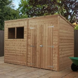 Image of Mercia Pressure Treated Pent Shed - 10' x 7'