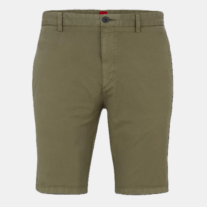 Image of Hugo Mens Chino Shorts Open Green male 30W R