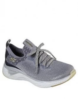 Image of Skechers Solar Fuse Gravity Experience Trainer - Grey Silver