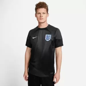 Image of Mens Nike Dri-FIT England 2022-23 Stadium Goalkeeper Short-Sleeve Soccer Jersey