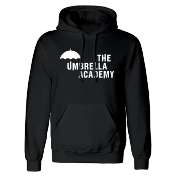 Image of Umbrella Academy - Logo Unisex Small Pullover Hoodie - Black