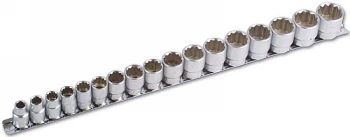 Image of Laser Tools 3501 Socket Set - 3/8"D 17pc Chrome Vanadium