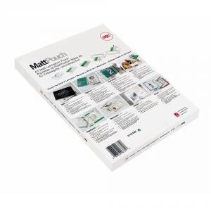 Image of GBC Matt Laminating Pouches A4 2x75 Micron MattGloss 50