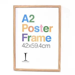 Image of iFrame Wood Finish Poster Frame A2