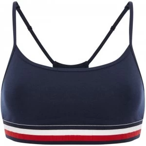 Image of Tommy Bodywear Signature Stripe Bralette - Navy