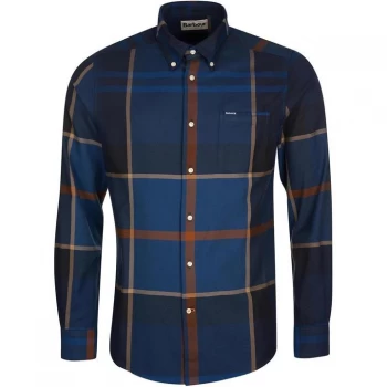Image of Barbour Dunoon Tailored Shirt - Midnight TN54