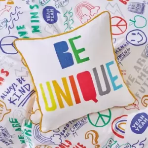 Image of Born To Be You / Be Unique Cushion MultiColoured