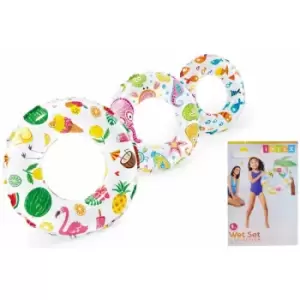 Image of Intex - 20 Wet Set Lively Print Swim Ring (Styles Vary, One Supplied)