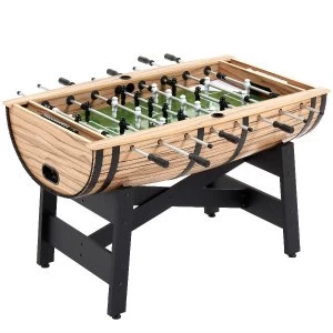 Image of Mightymast Leisure Barrel Table Football - Oak