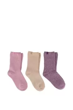 Image of Triple Pack Cotton Ankle Socks