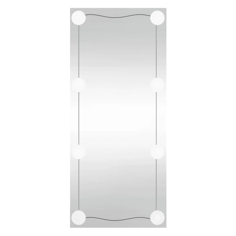 Image of VIDAXL Wall Mirror with LED Lights 30x80cm Glass Rectangle vidaXL 8720845920098