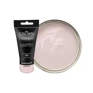 Image of Crown Easyclean Midsheen Emulsion Bathroom Paint - Pashmina Tester Pot - 40ml