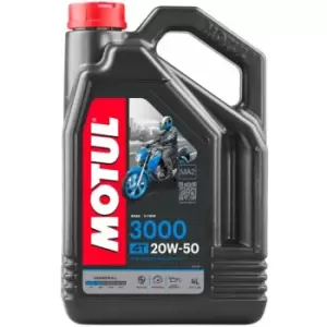 Image of 3000 20w50 4T Mineral 4 Lts - Motul
