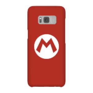 Image of Nintendo Super Mario Mario Logo Phone Case - Samsung S8 - Snap Case - Matte