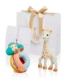 Image of Sophie la Girafe Sophisticated Set with Sophie la Girafe & Rattle - Ages 0+