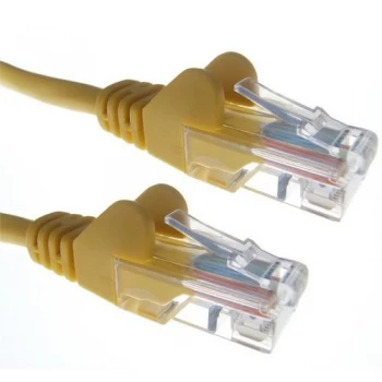Image of Zexum Yellow RJ45 Cat6 High Quality LSZH 24AWG Stranded Snagless UTP Ethernet Network LAN Patch Cable - 1.5 Meter