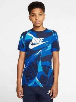 Image of Nike Sportswear Older Boys Printed T-Shirt