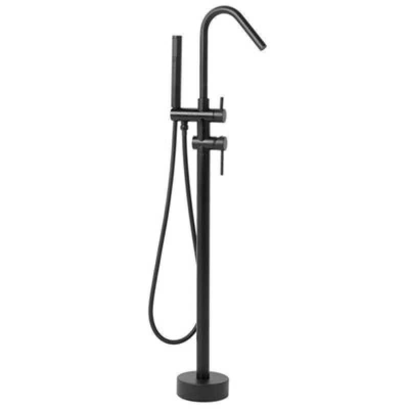 Image of Beliani Freestanding Bathtub Faucet Victoria Black