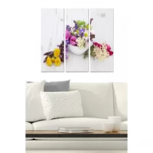 Image of MDF423656413 Multicolor Decorative MDF Painting (3 Pieces)