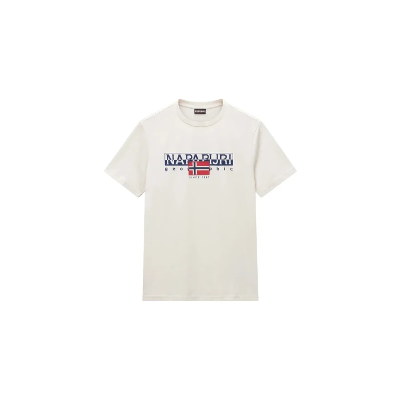 Image of T-Shirt Napapijri S-Aylmer Beige Male S