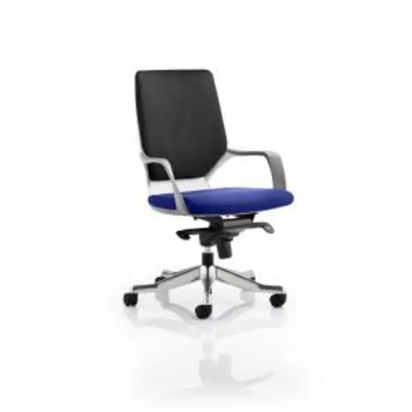 Image of Xenon Executive White Shell Medium Back Bespoke Colour Seat Stevia DYNKCUP0619
