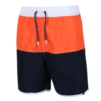 Image of Regatta Benicio Swim Short - Navy/Magma