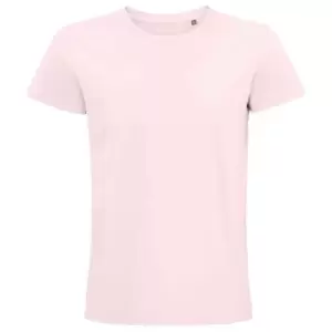 Image of SOLS Unisex Adult Pioneer Organic T-Shirt (M) (Pale Pink)