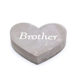 Image of Thoughts Of You Graveside Concrete Heart - Brother