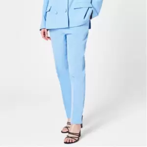 Image of Biba x Tess Daly Tailored Slim Trousers - Blue