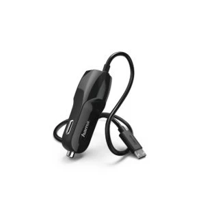Image of Hama Car Charger, micro USB, 1 A, black